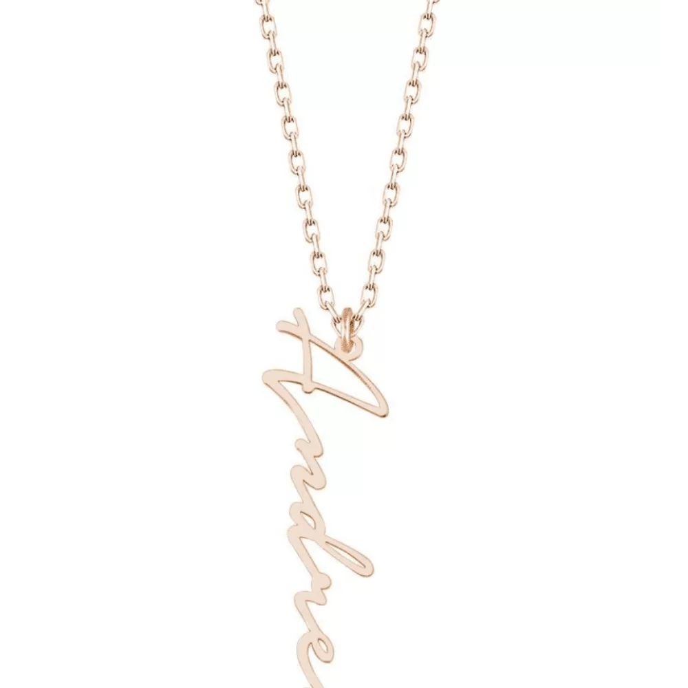 Signatur Senkrechte Namenskette