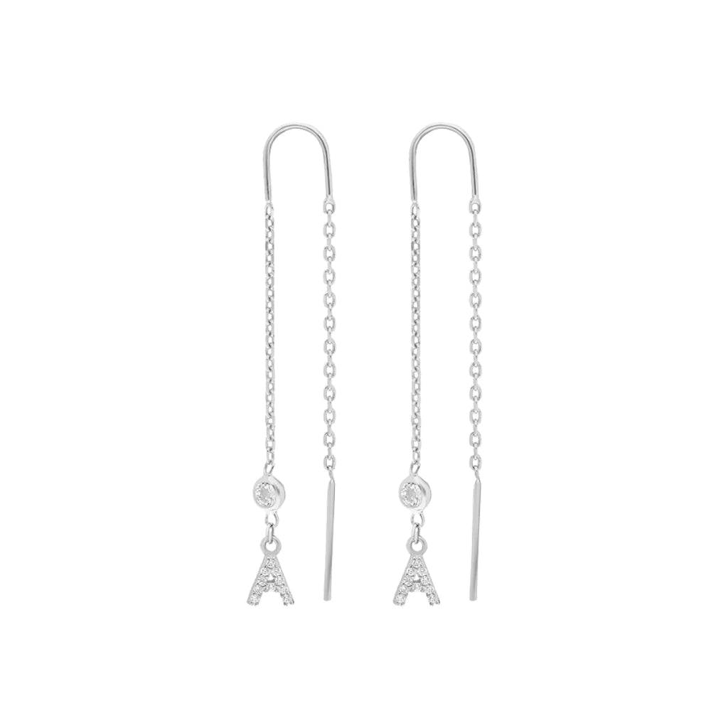 Zirkonia Ohrring Mit Initialen