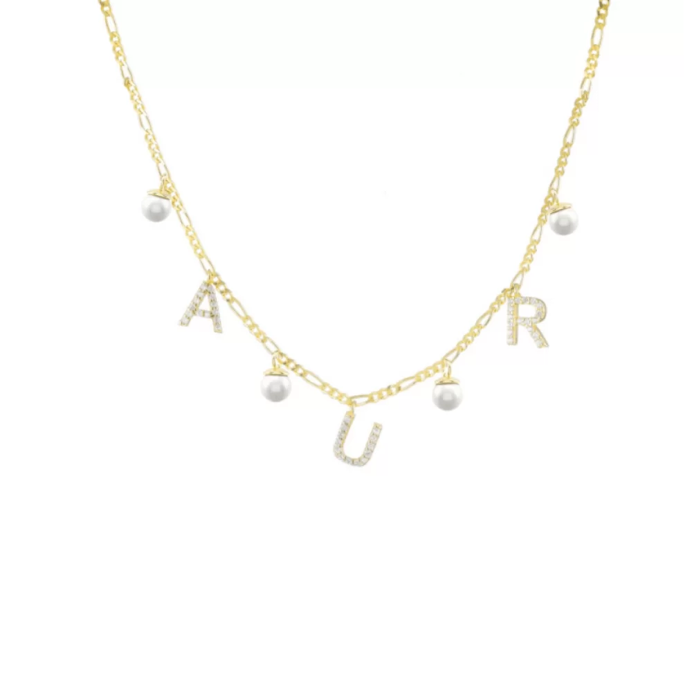 Pearl Chocker Zirkonia Halskette