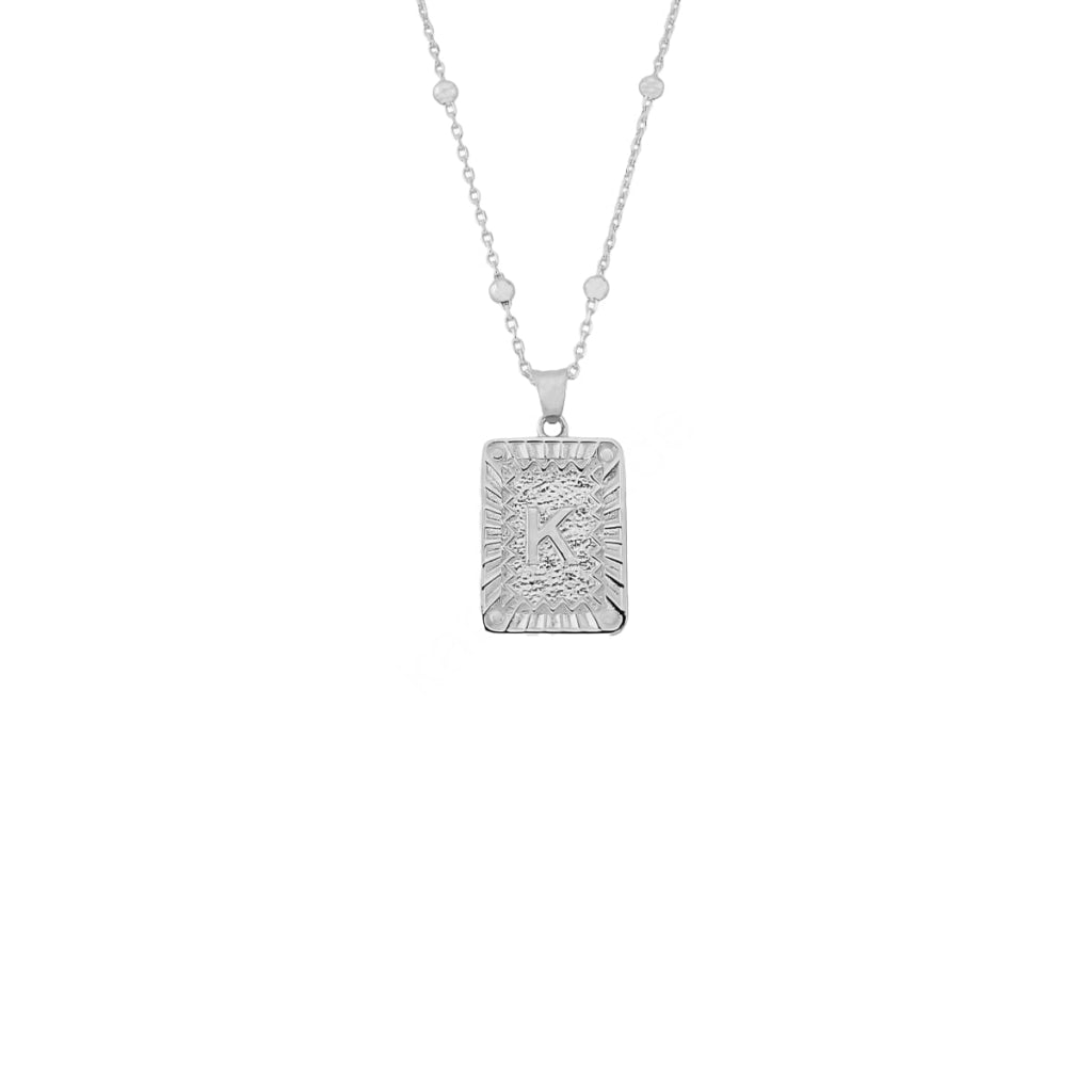 Vintage Letter Necklace (7017632727085)